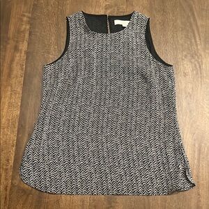 2/$15 LOFT Chevron Patterned Sleeveless Top